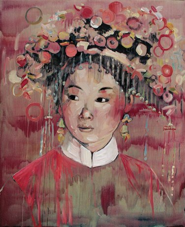 image 04a_hung_liu-wedding_day_45in_x_37in_oil_and_acrylic_on_wood_panel-jpeg