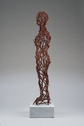 image 01c_tor_archer-a_woodland_appearance_2017_39in_x_9in_x9in_fabricated_copper_patina_marble_base-jpg